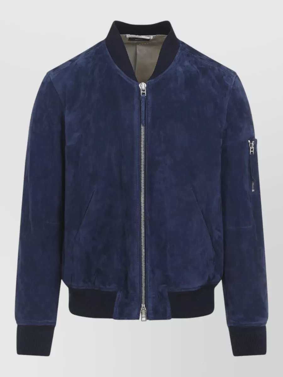 Tom Ford Suede Bomber Jacket
