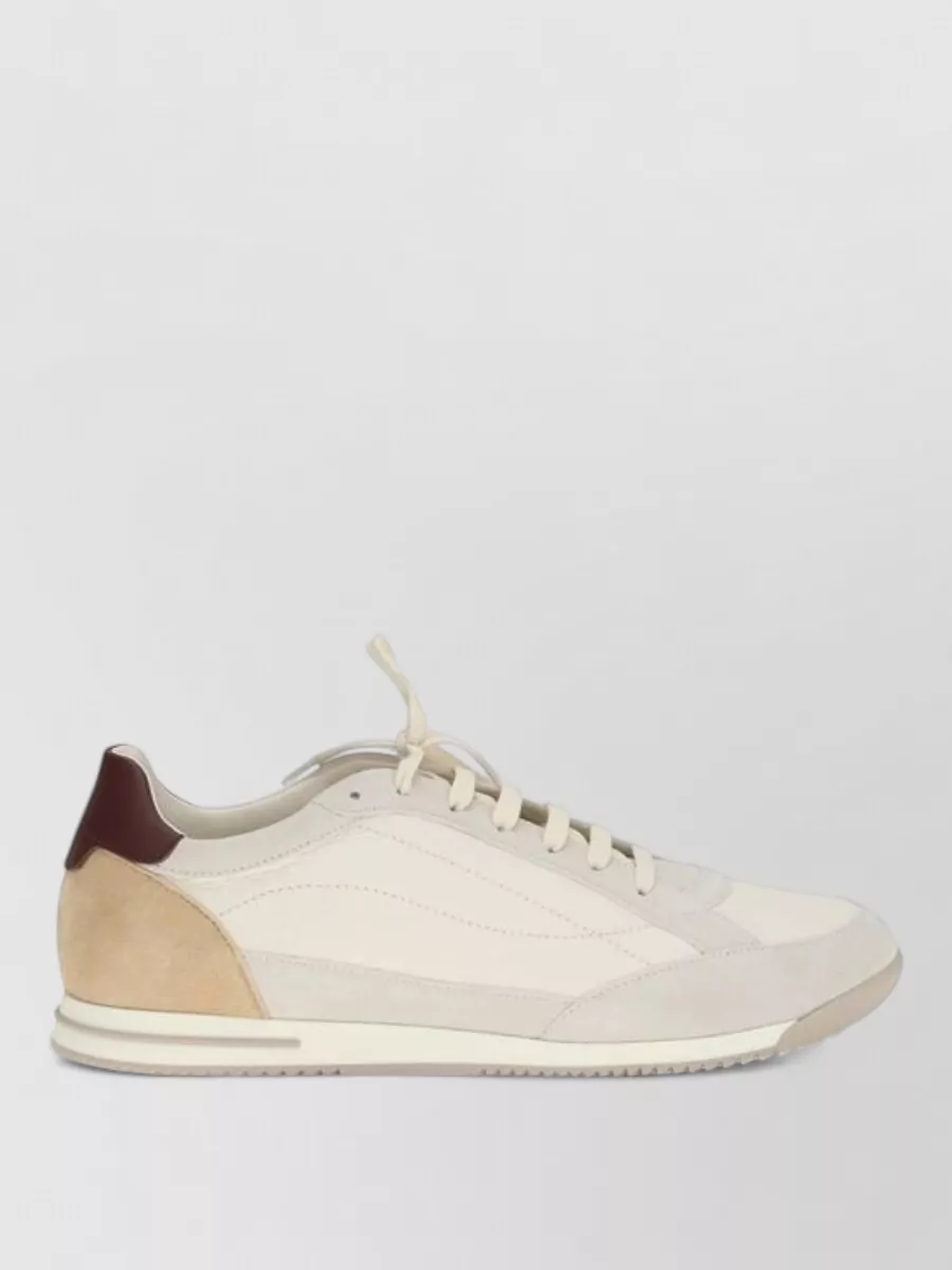 Brunello Cucinelli Calf Leather Low Top Sneakers