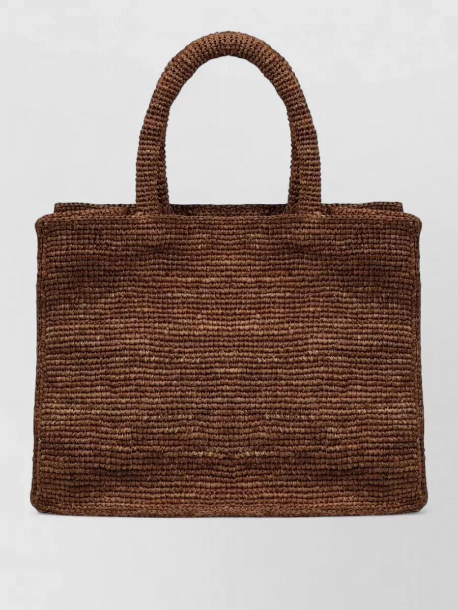 Mc2 Saint Barth Raffia Tote Bag