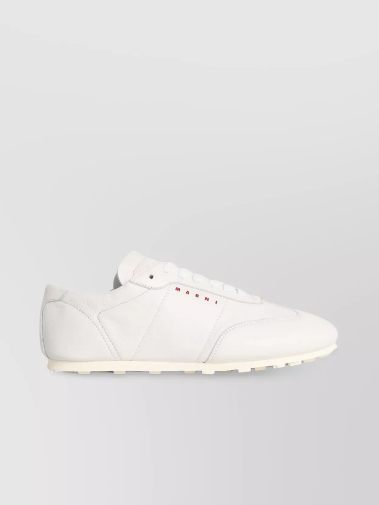 Marni Leather Sneakers Low-Top Silhouette Rubber Sole