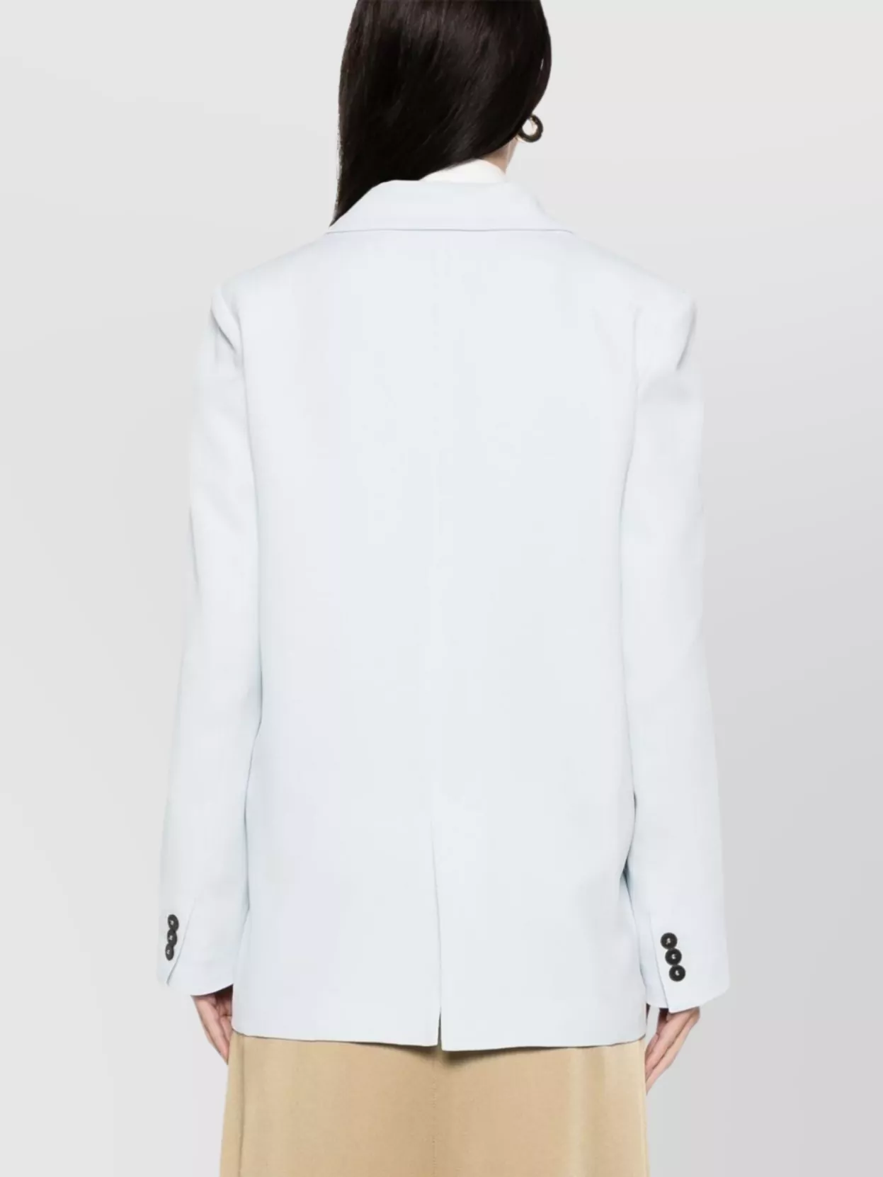Forte Forte Single-Breasted Blazer With American Rear Vent
