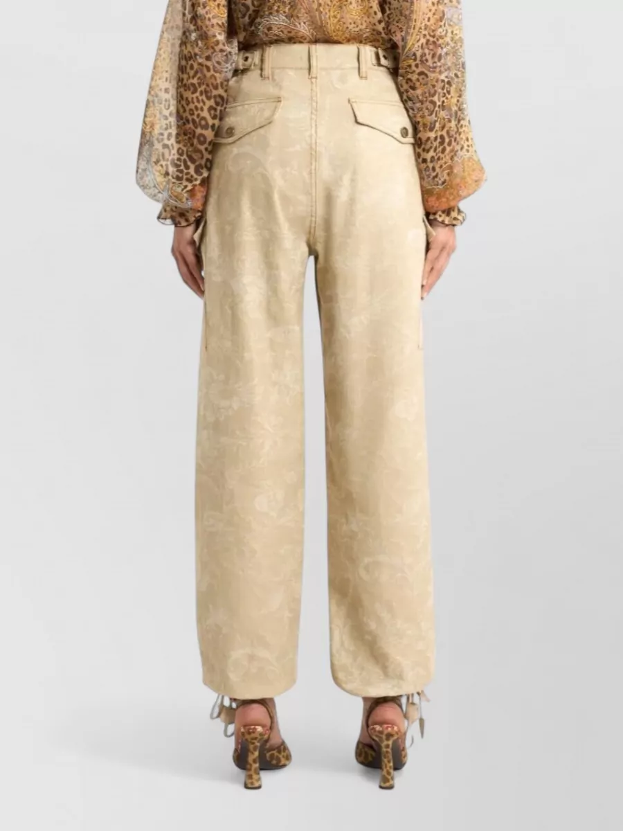 Etro Floral Jacquard Cargo Trousers