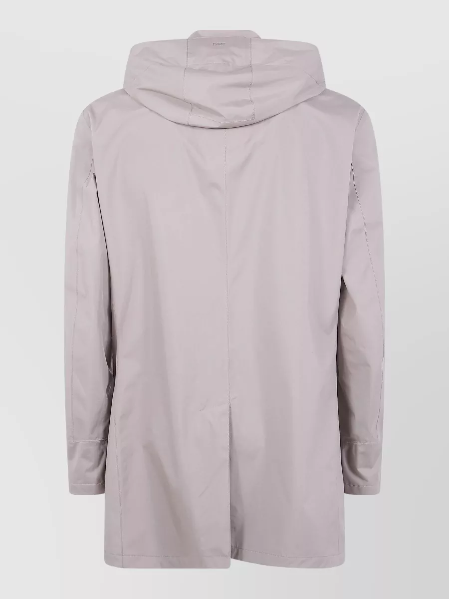Herno Single-Breasted Raincoat
