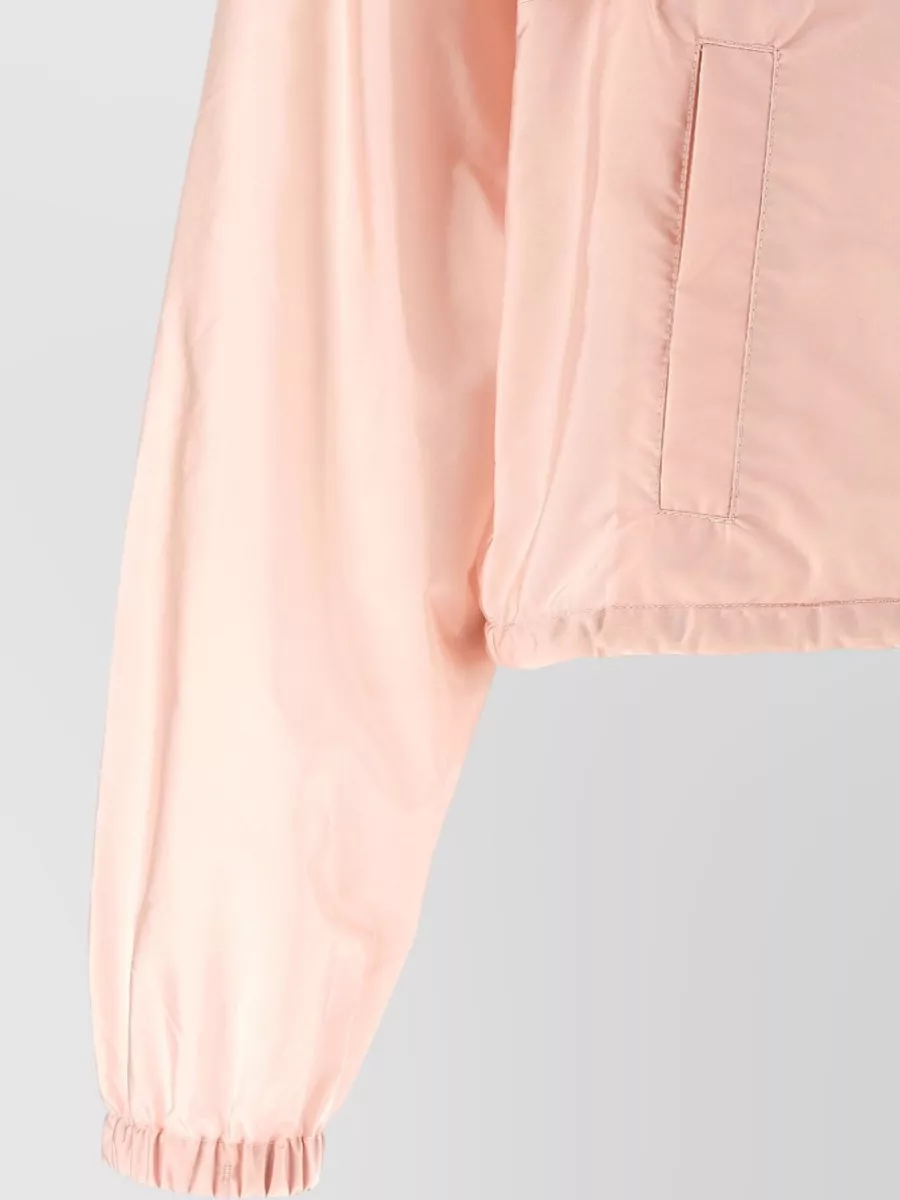 Prada Feather Cropped Parka Coat