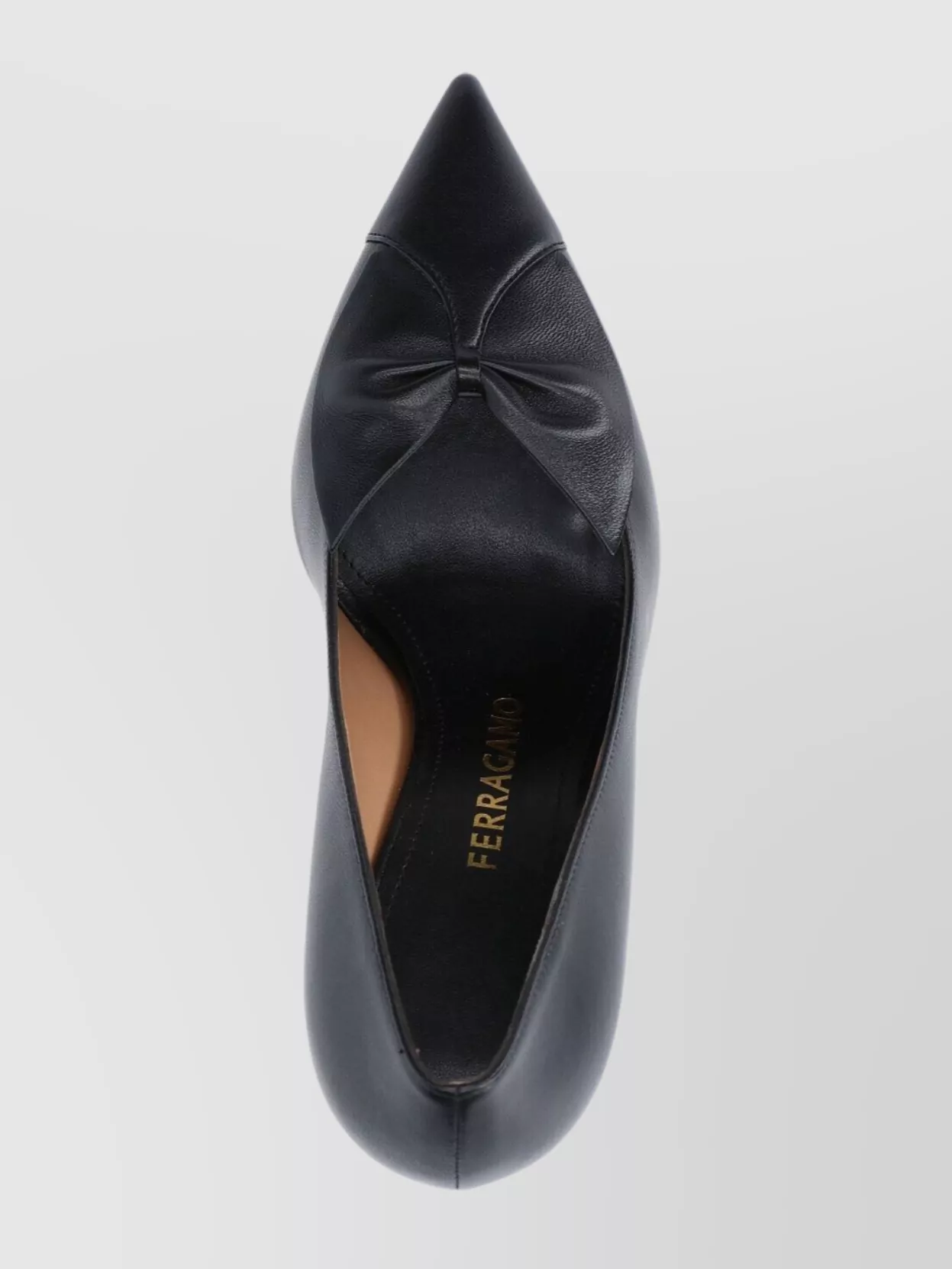 Ferragamo Stylish Pumps With Pointed Toe And Bow In Multi