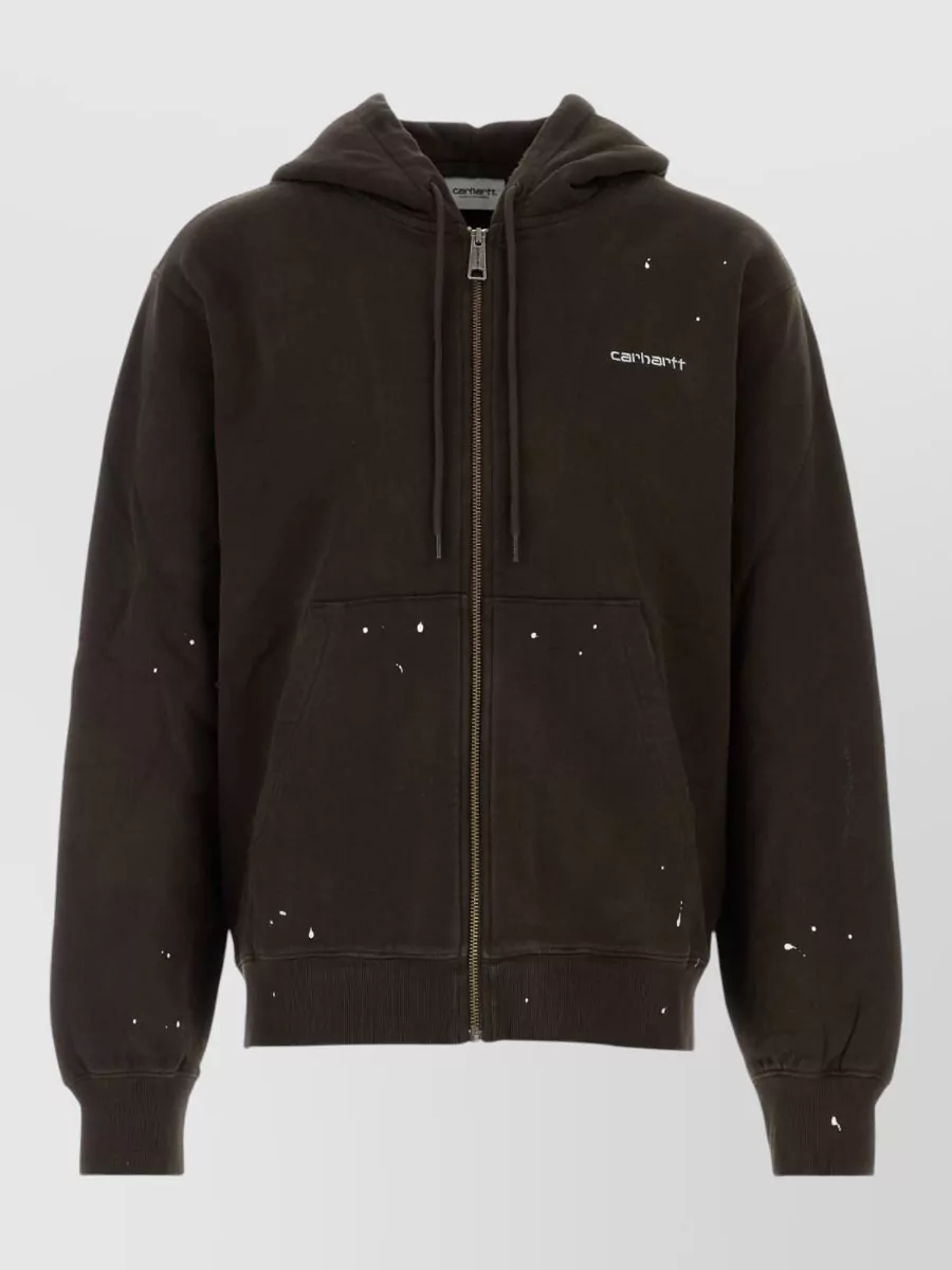 Carhartt Wip cotton zip up hoodie
