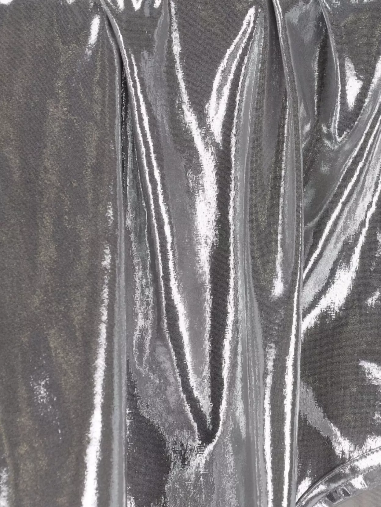 Junya Watanabe Sleeveless Round Neck Metallic Shiny Texture