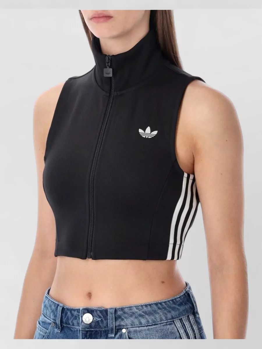 Adidas Originals Firebird Cropped Technical High Collar Top
