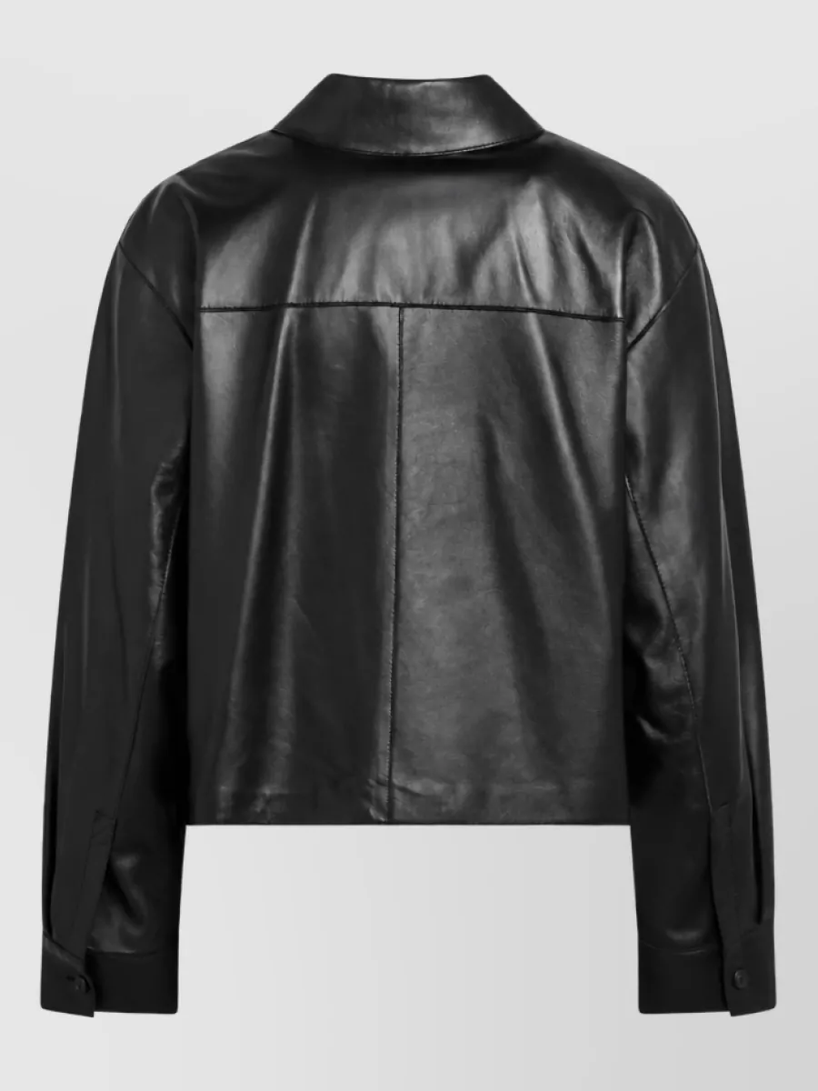 Weekend Max Mara Leather Biker Jacket