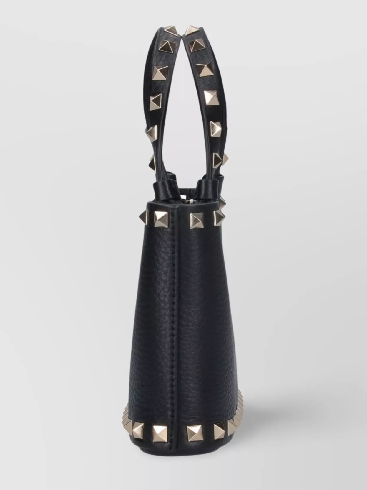 Valentino Garavani Studded Chain Strap Tote Bag With Textured Finish