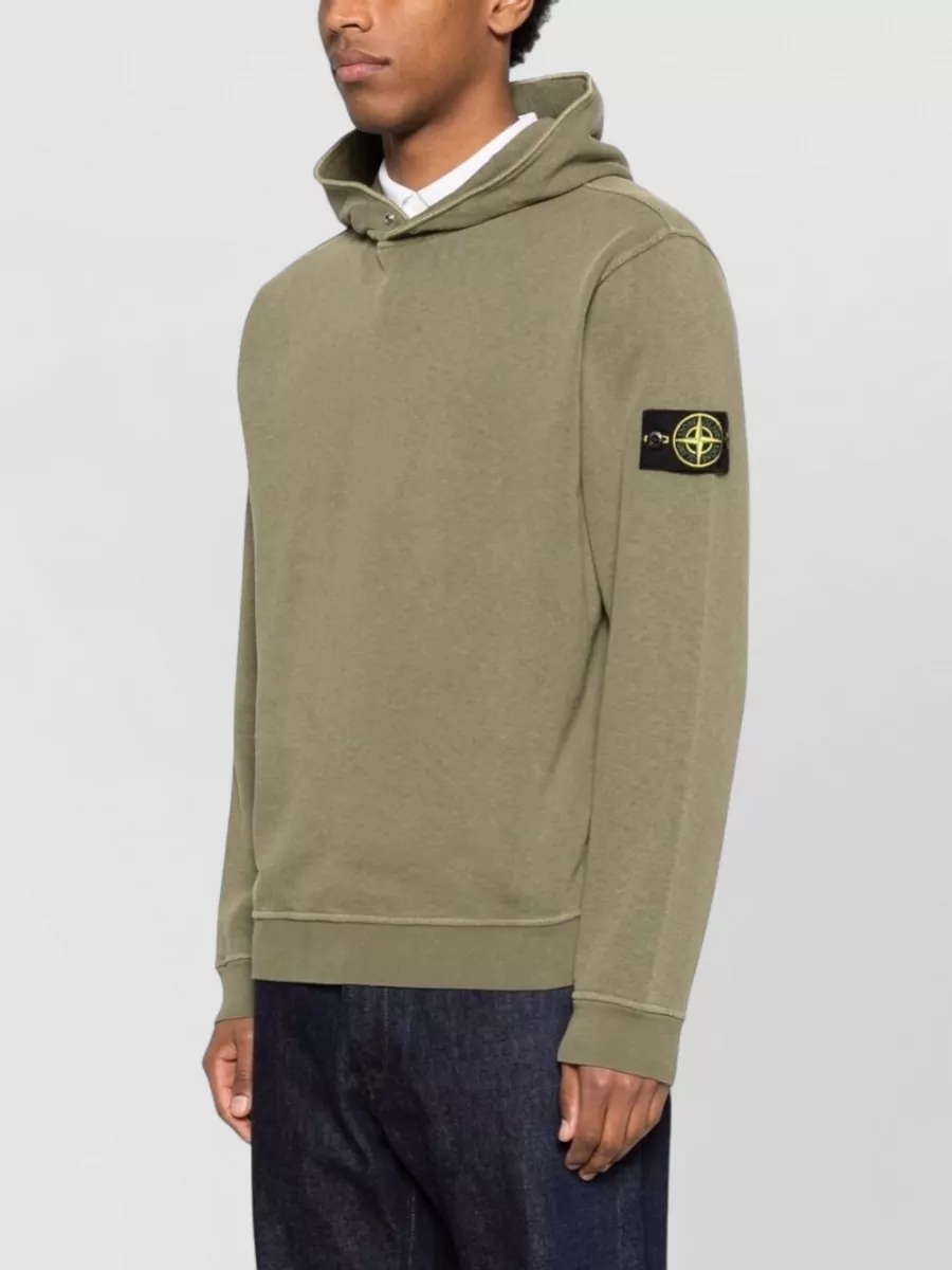 Stone Island Cotton Logo Hoodie