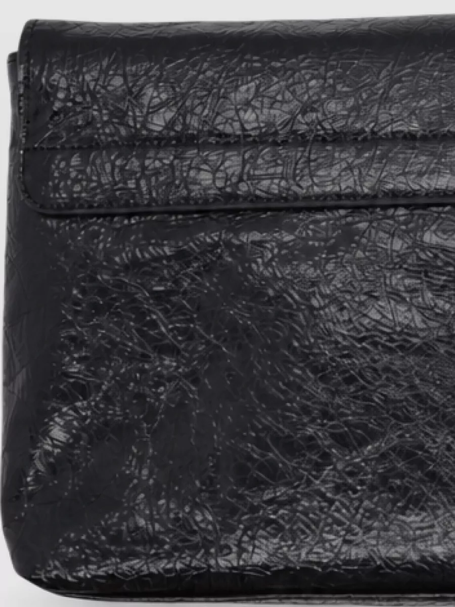 Balenciaga Le City Lamb Leather Clutch Bag