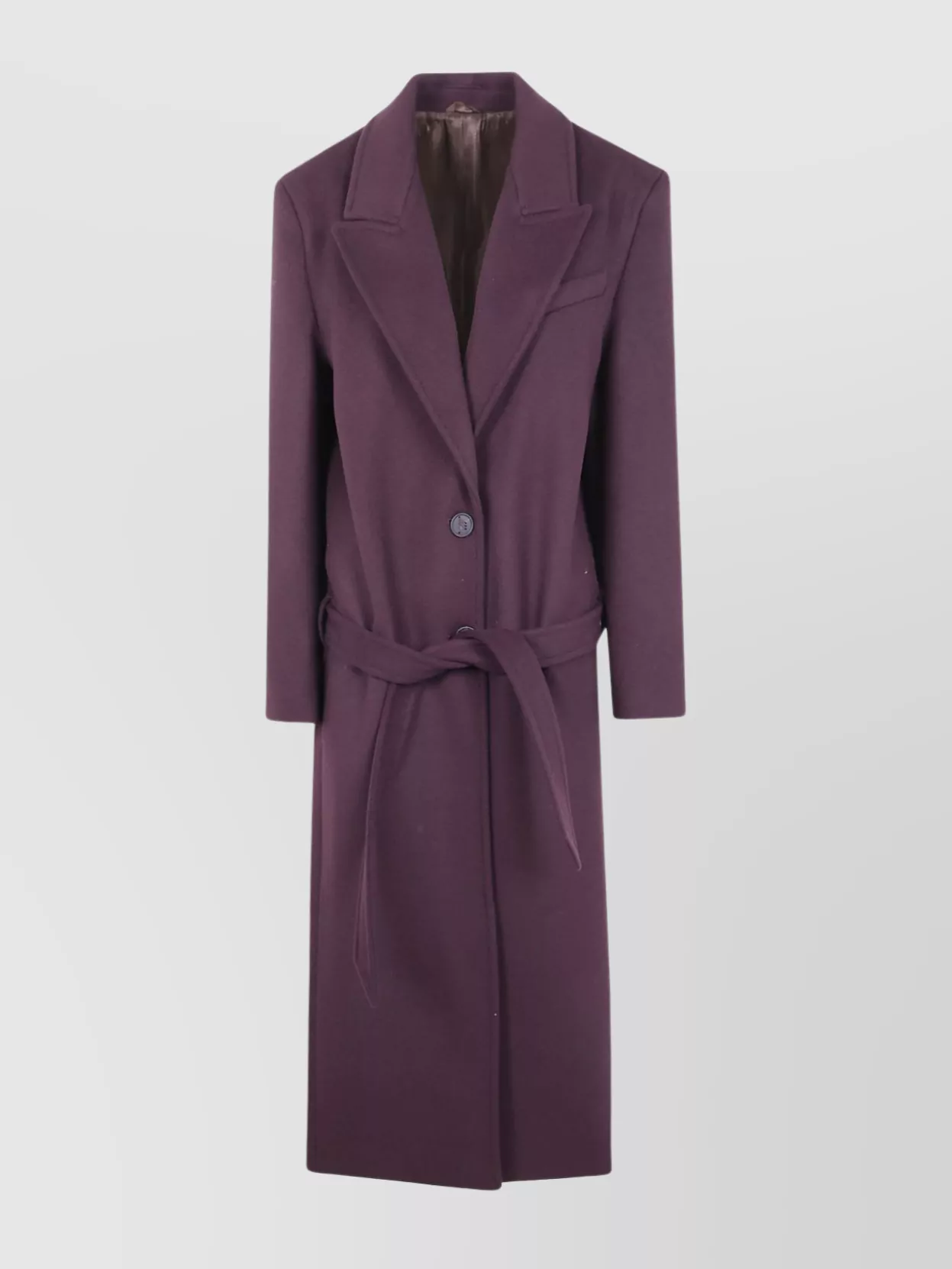 The Attico Wool Long Single Breasted Coat
