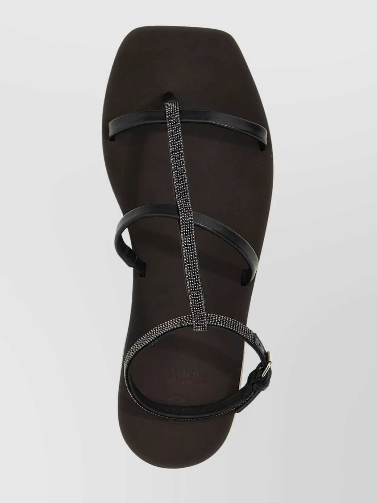 Brunello Cucinelli Strappy Open Toe Flat Sole Sandals