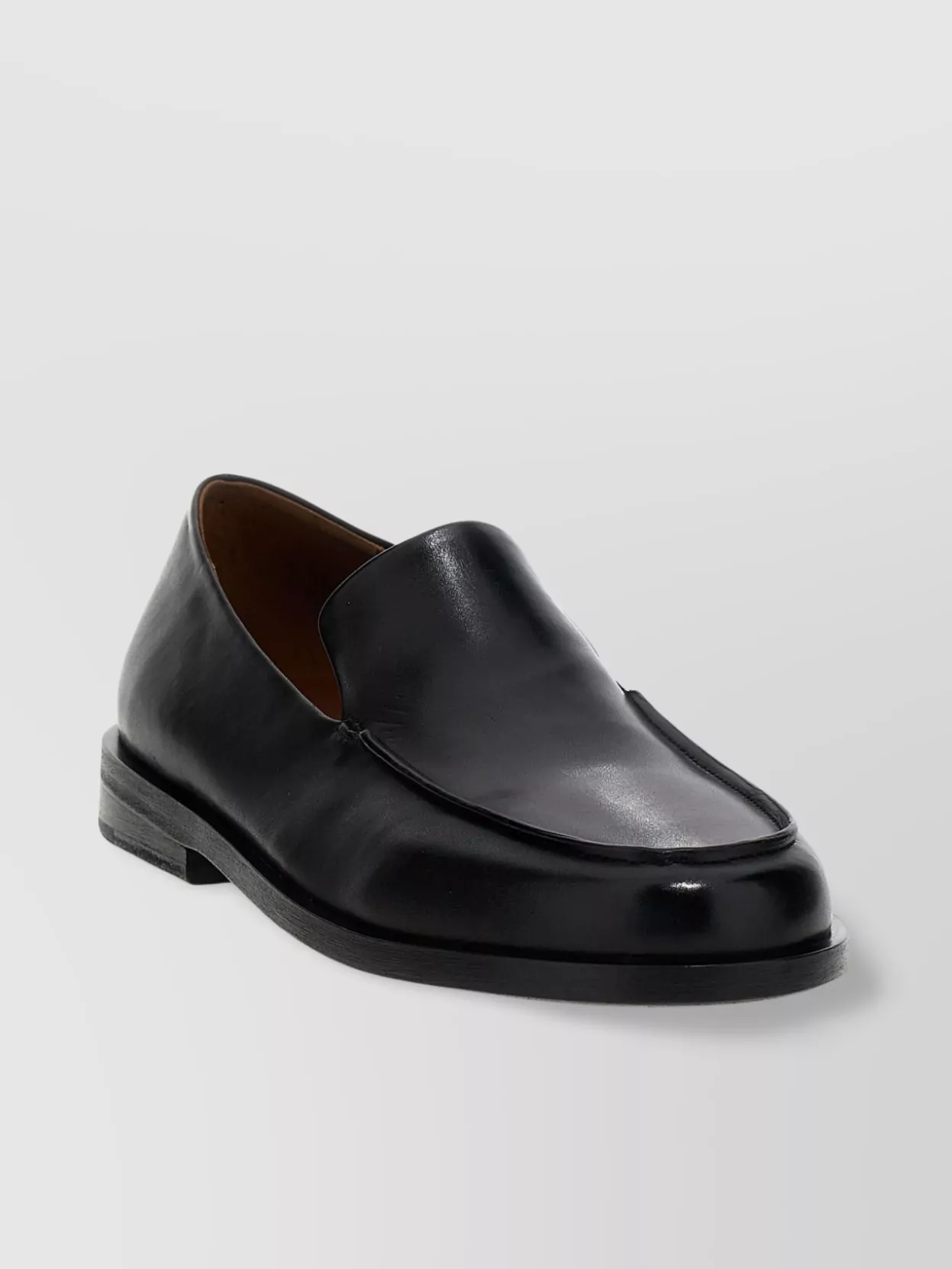 Marsèll Leather Loafers With Round Toe And Smooth Finish