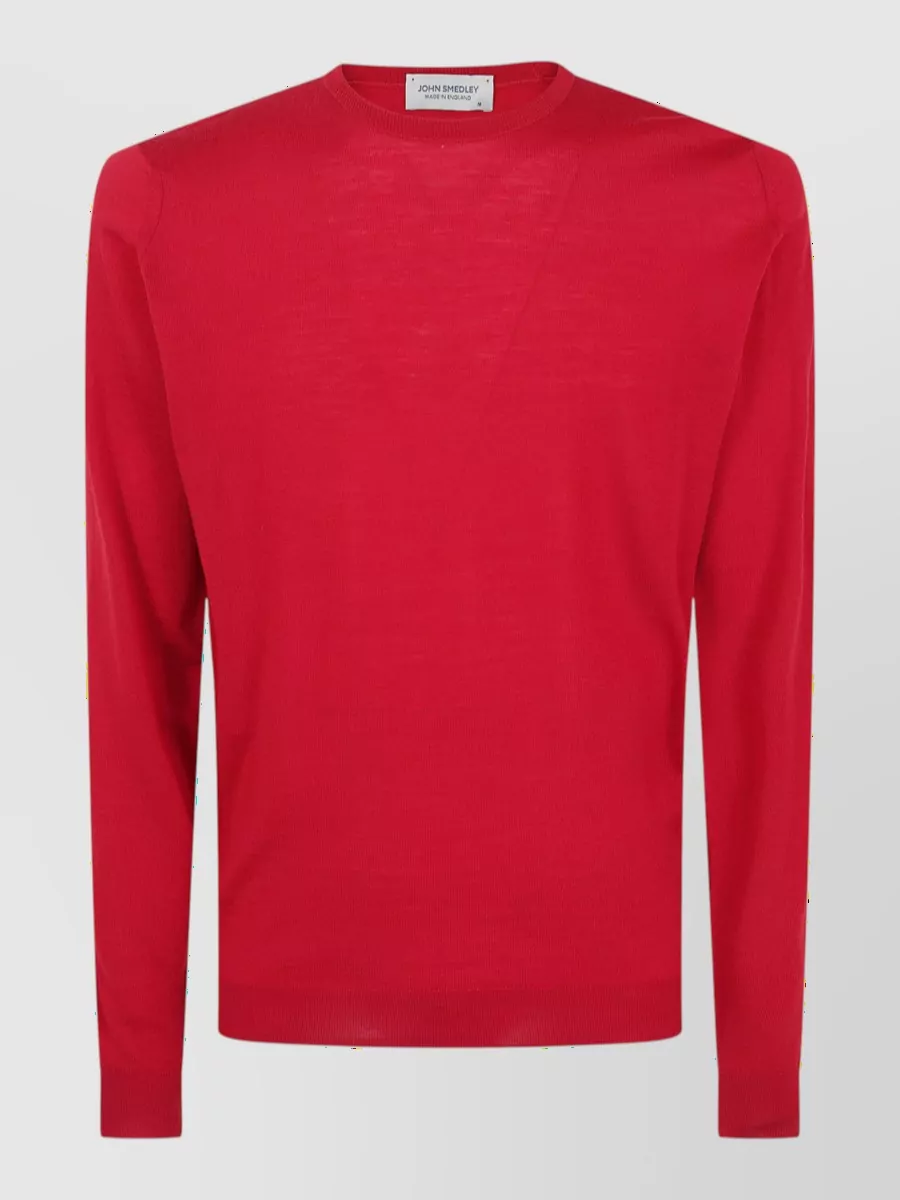 John Smedley merino wool long sleeve crewneck pullover