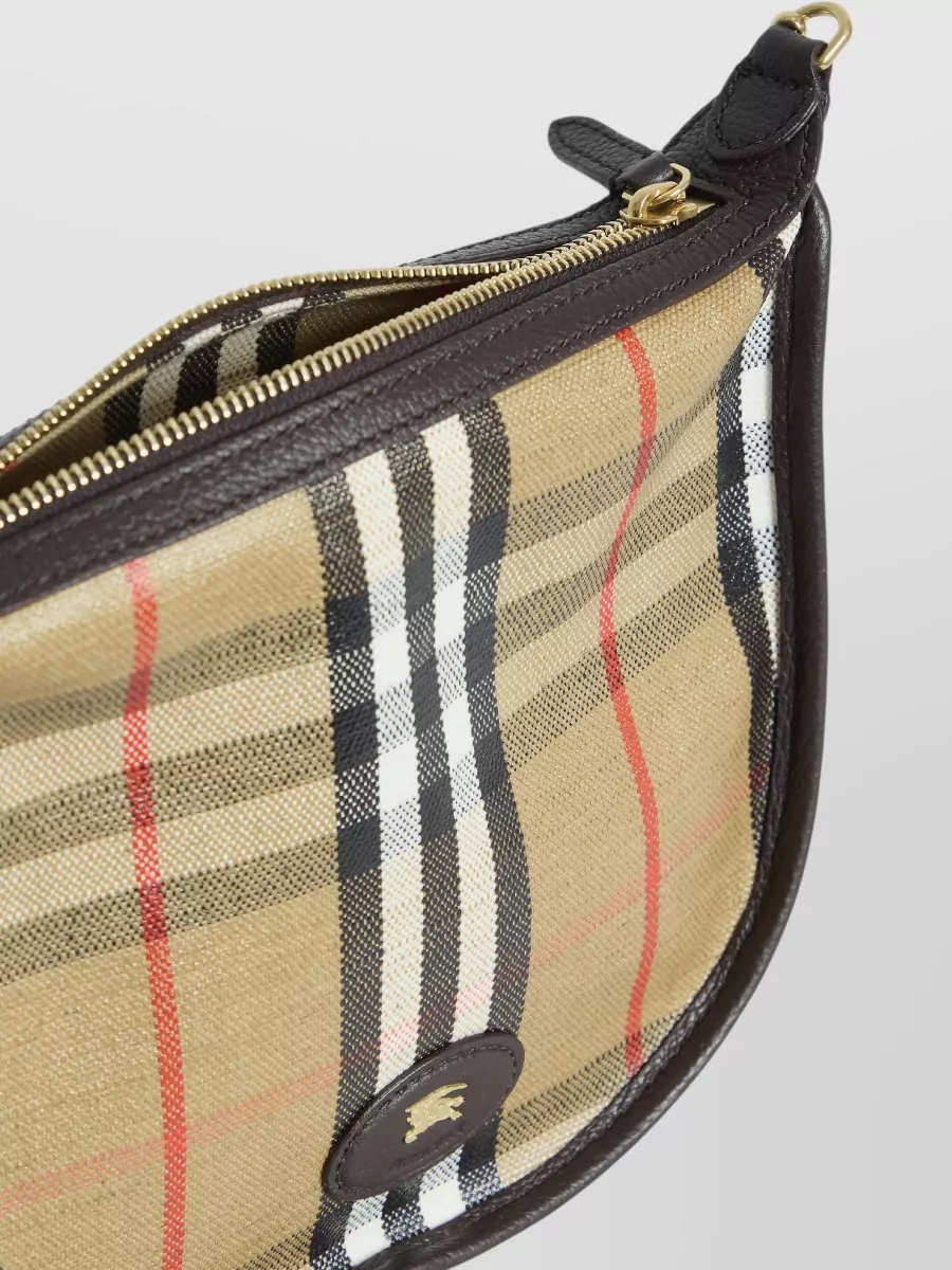 Burberry Highlands Mini Cotton Shoulder Bag