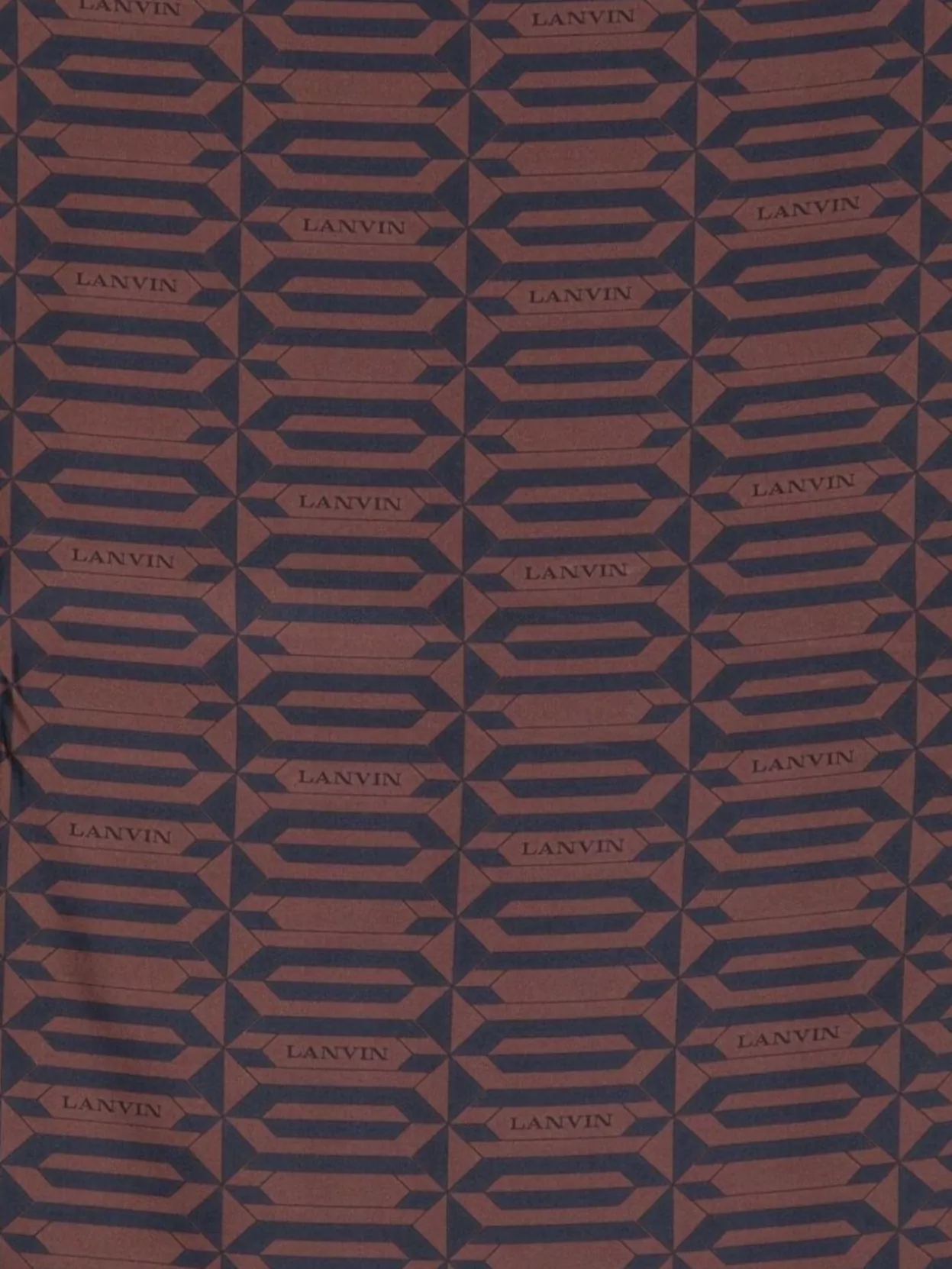 Lanvin Geometric Pattern All-Over Print Scarf