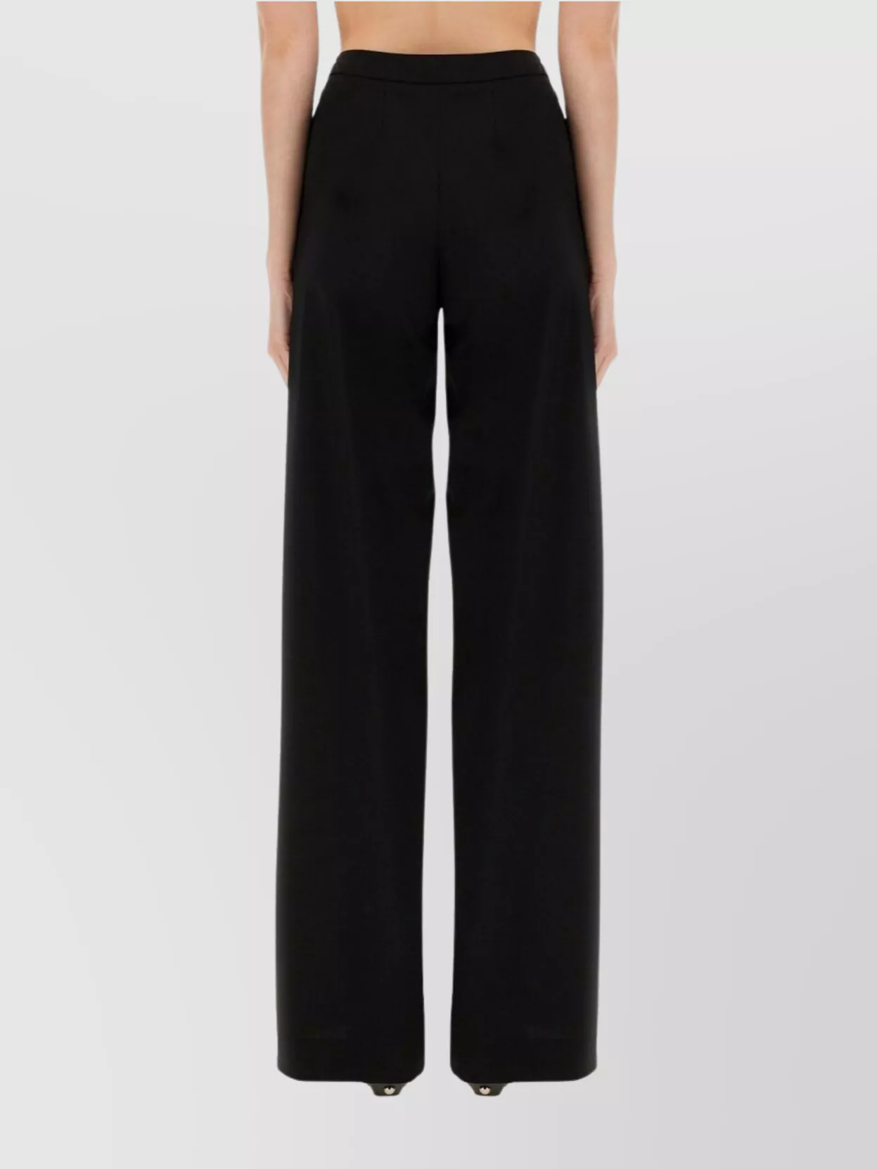 Shop Pt Torino High Waist Wide-leg Trousers