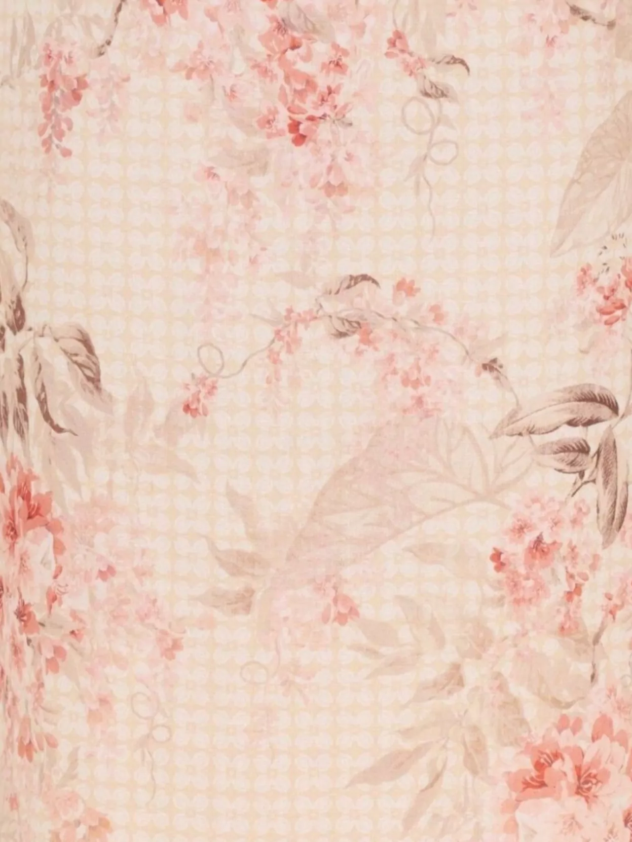 Zimmermann Graphic Floral Linen Pencil Skirt