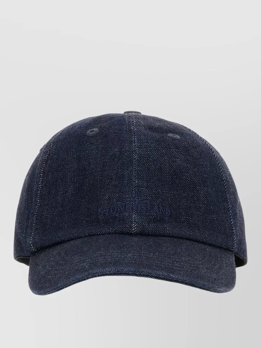 Stone Island denim baseball cap