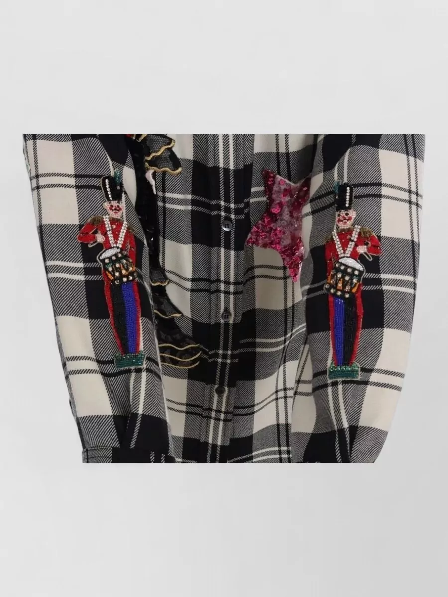 Dolce&Gabbana Wool Crystal-Embellished Jacket