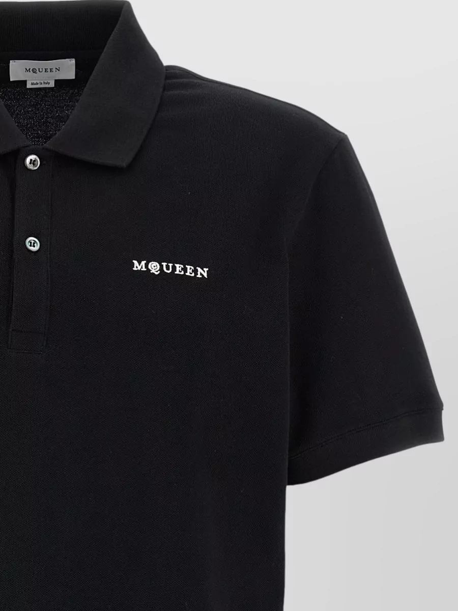 Mc Queen Cotton Short-Sleeve Polo Shirt