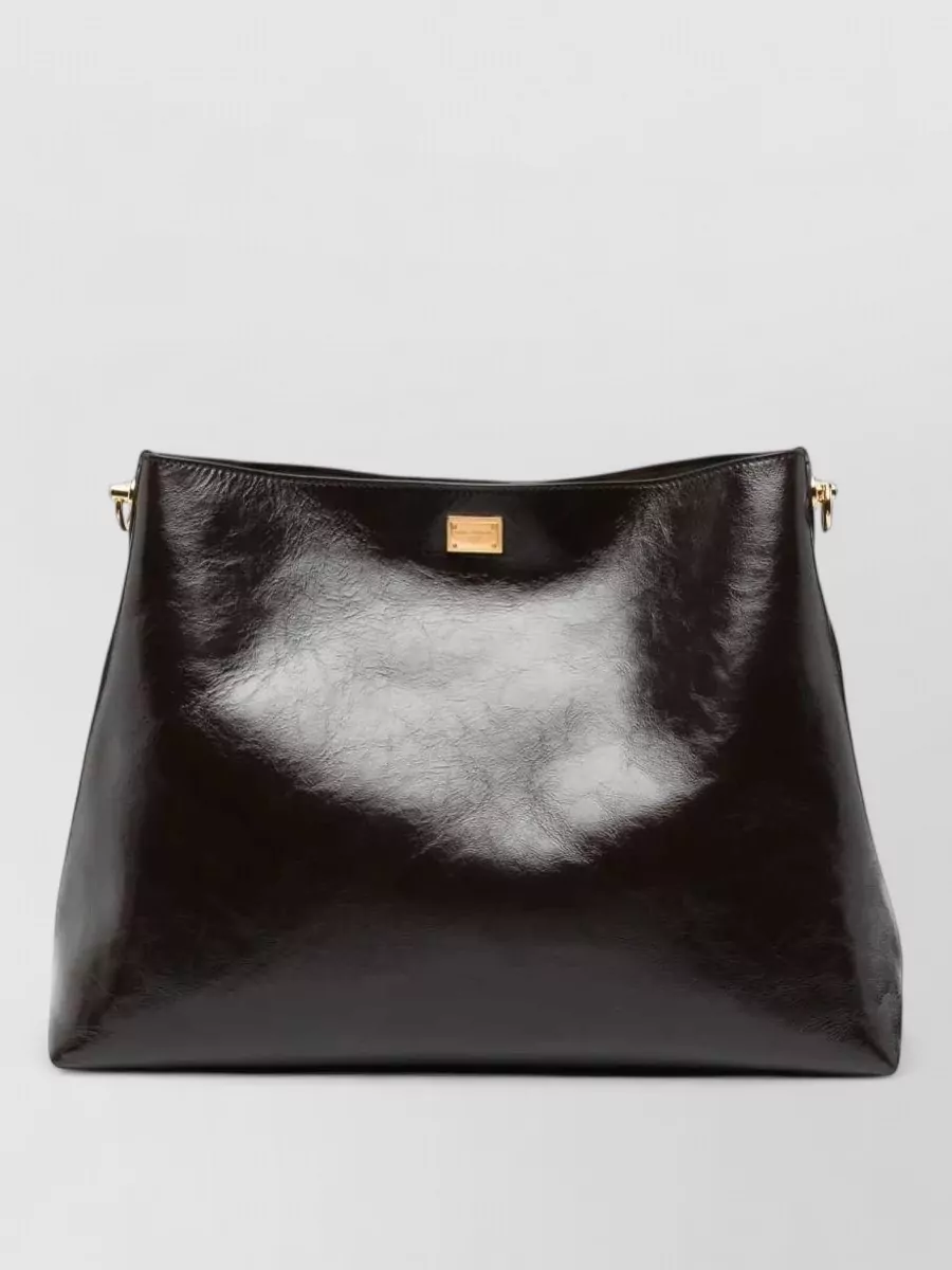 Dolce&Gabbana Vittoria Large Leather Shoulder Bag
