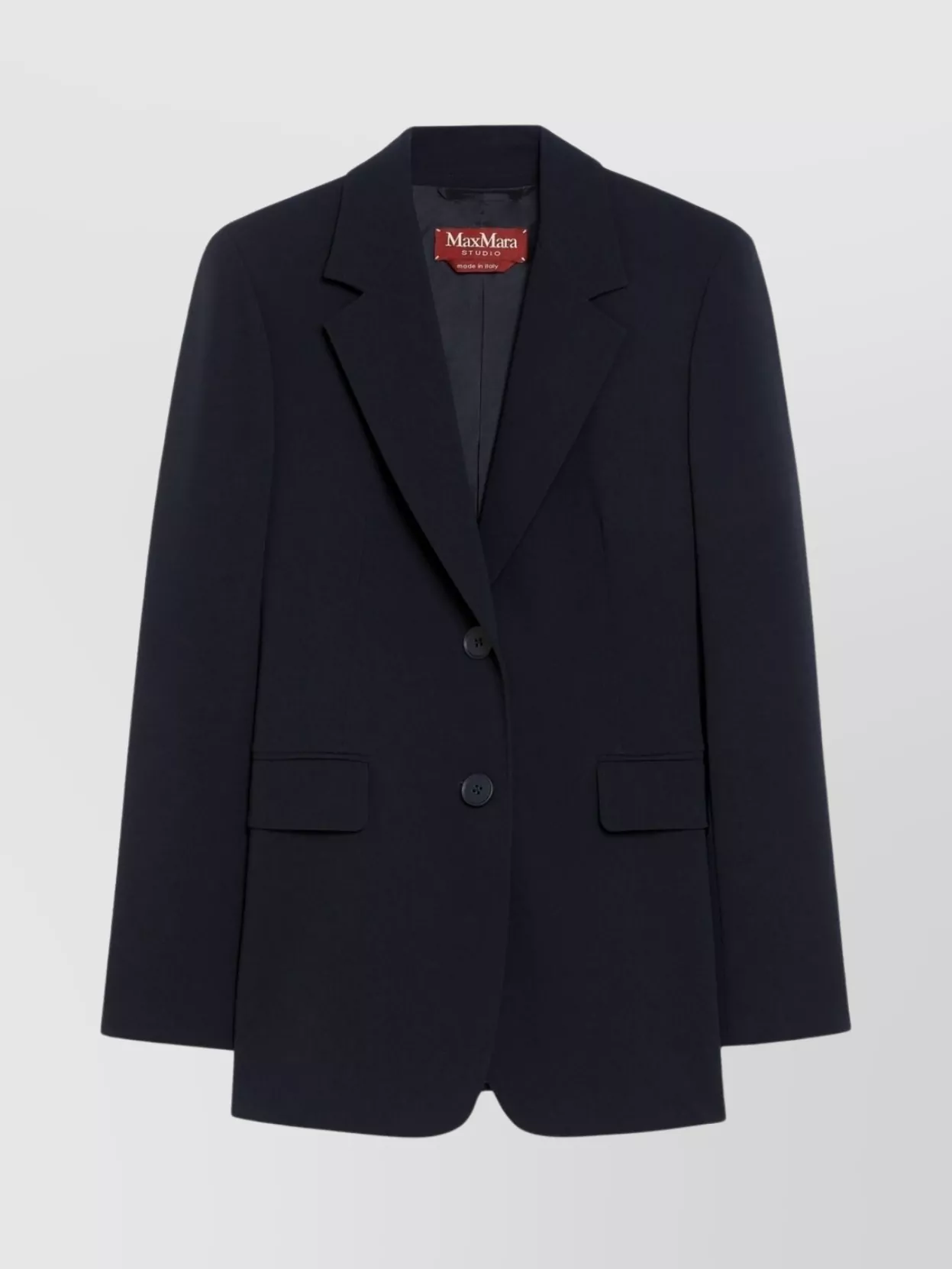 Max Mara Tailored Suit With Flap Pockets And Lapels