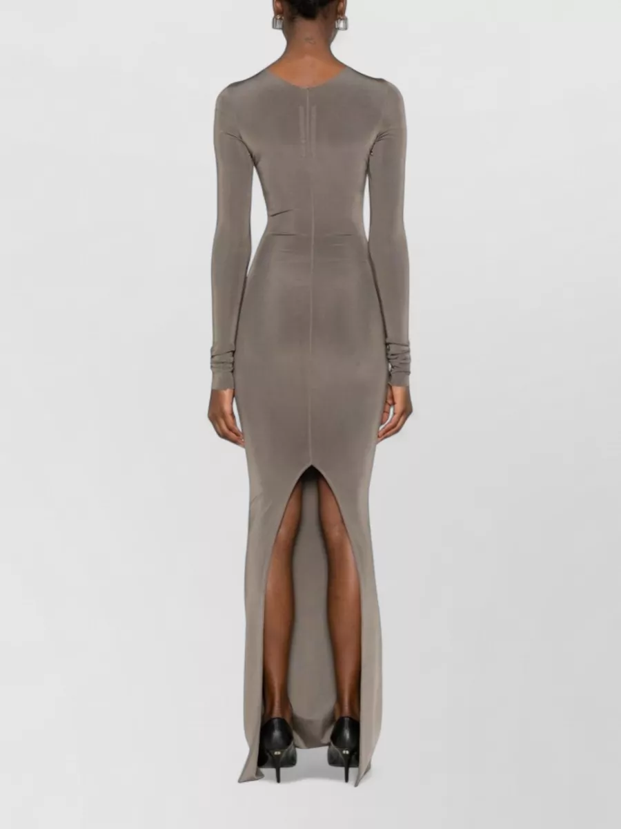 Rick Owens Long-Sleeve Maxi Dress