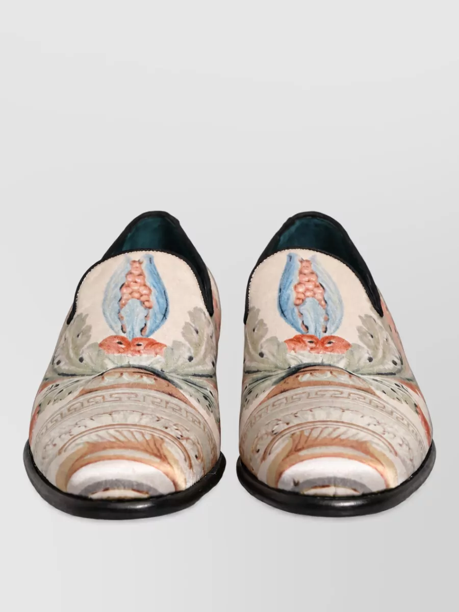 Dolce&Gabbana leather monk shoes