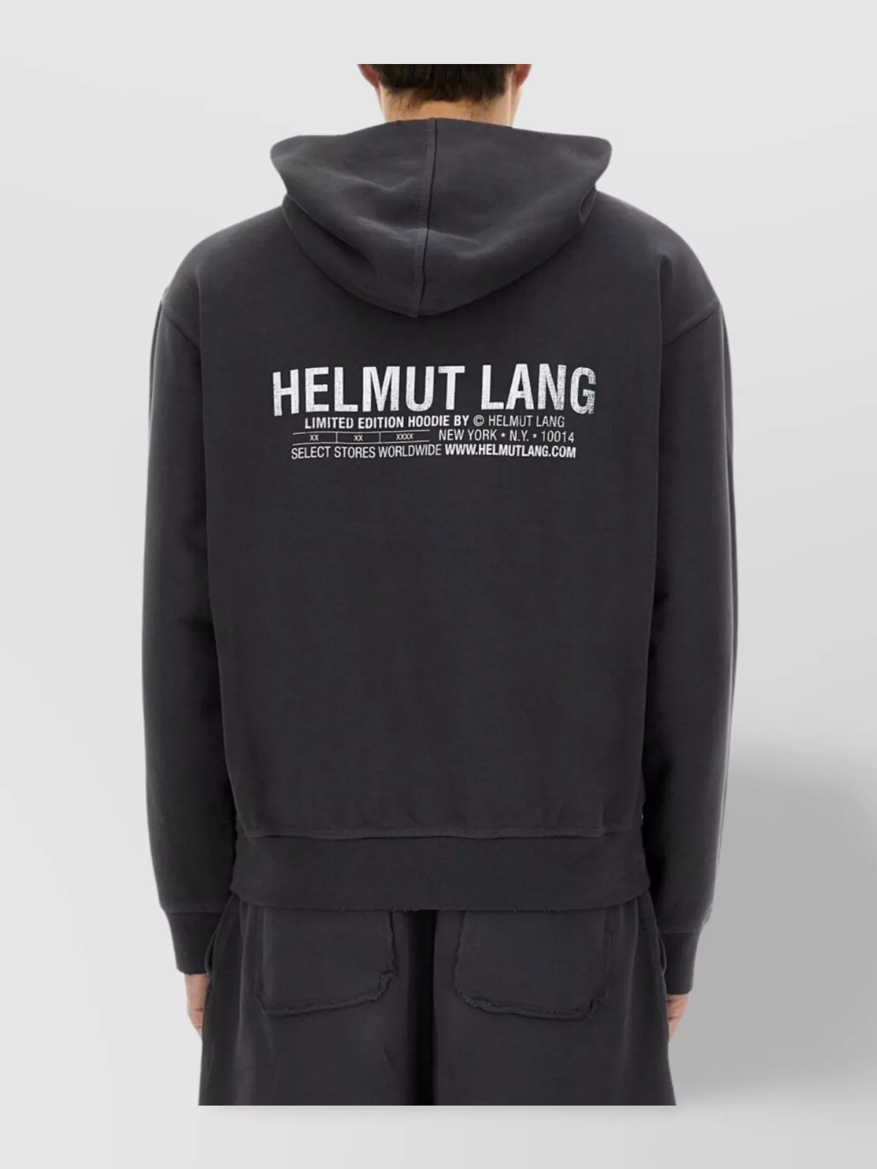 Helmut Lang Sweater Hoodie Kangaroo Pocket