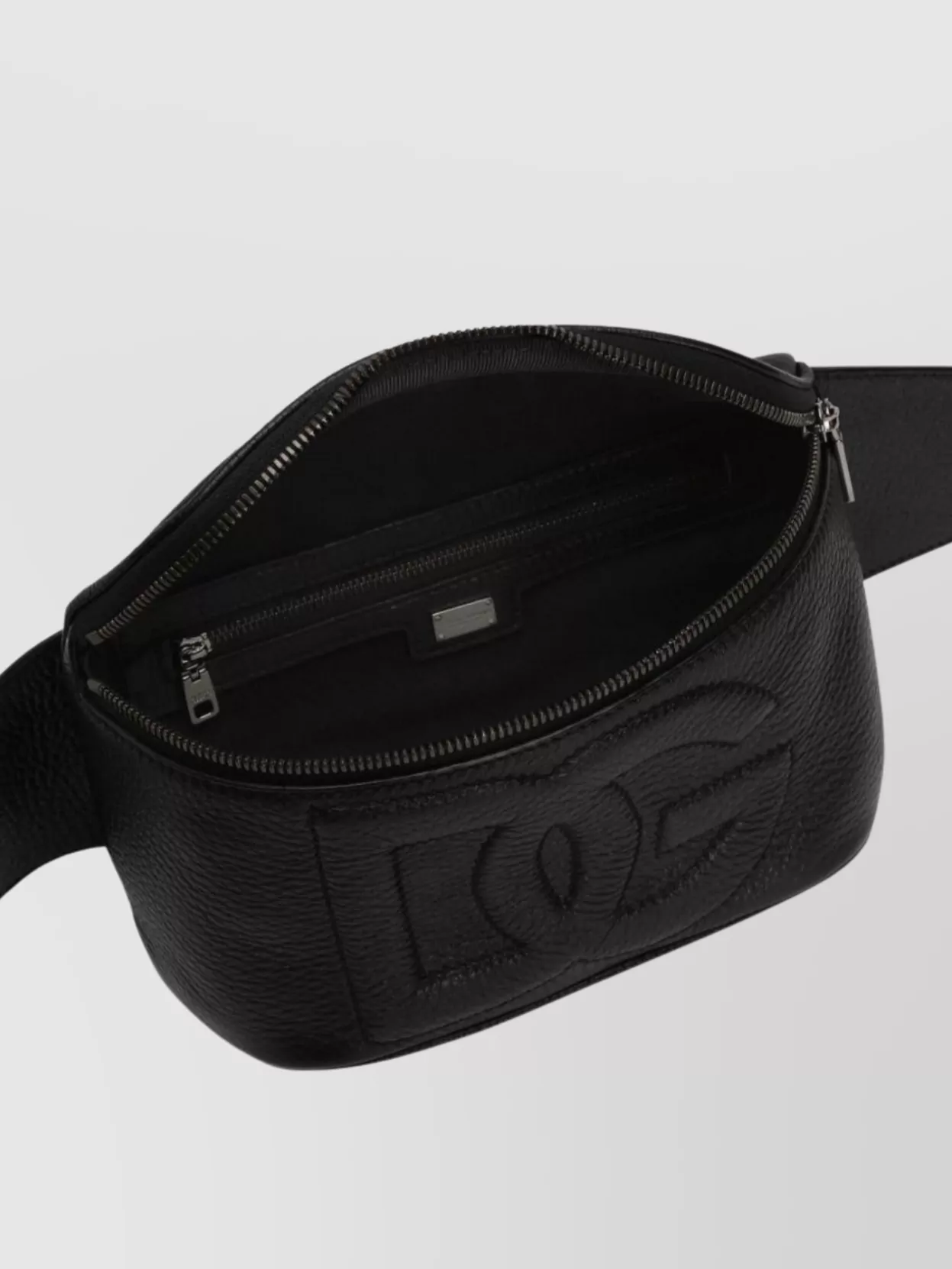 Dolce&Gabbana Textured Finish Belt Bag With Adjustable Shoulder Strap