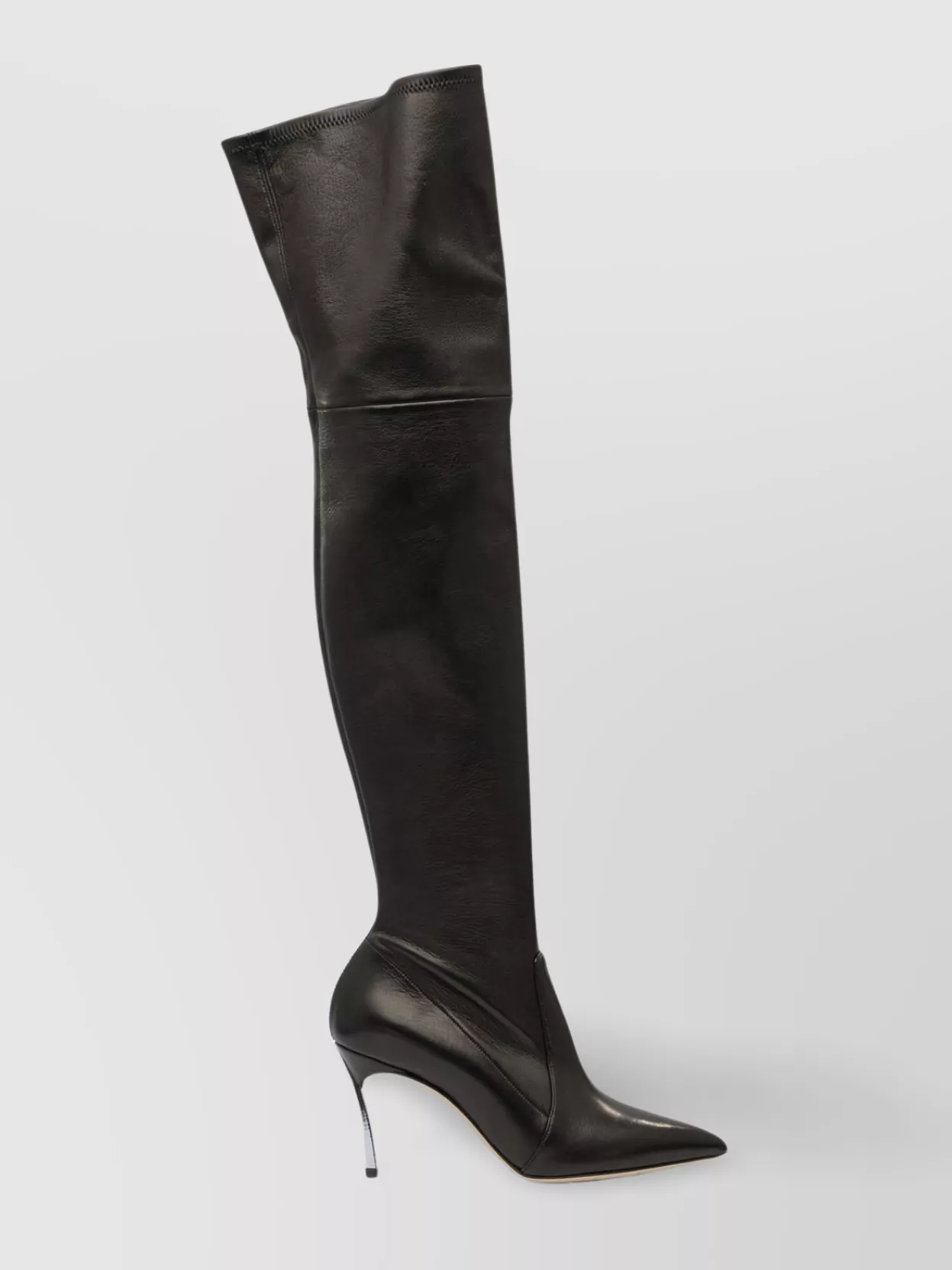 Casadei Pointed Toe Stiletto Heel Over-The-Knee Boots