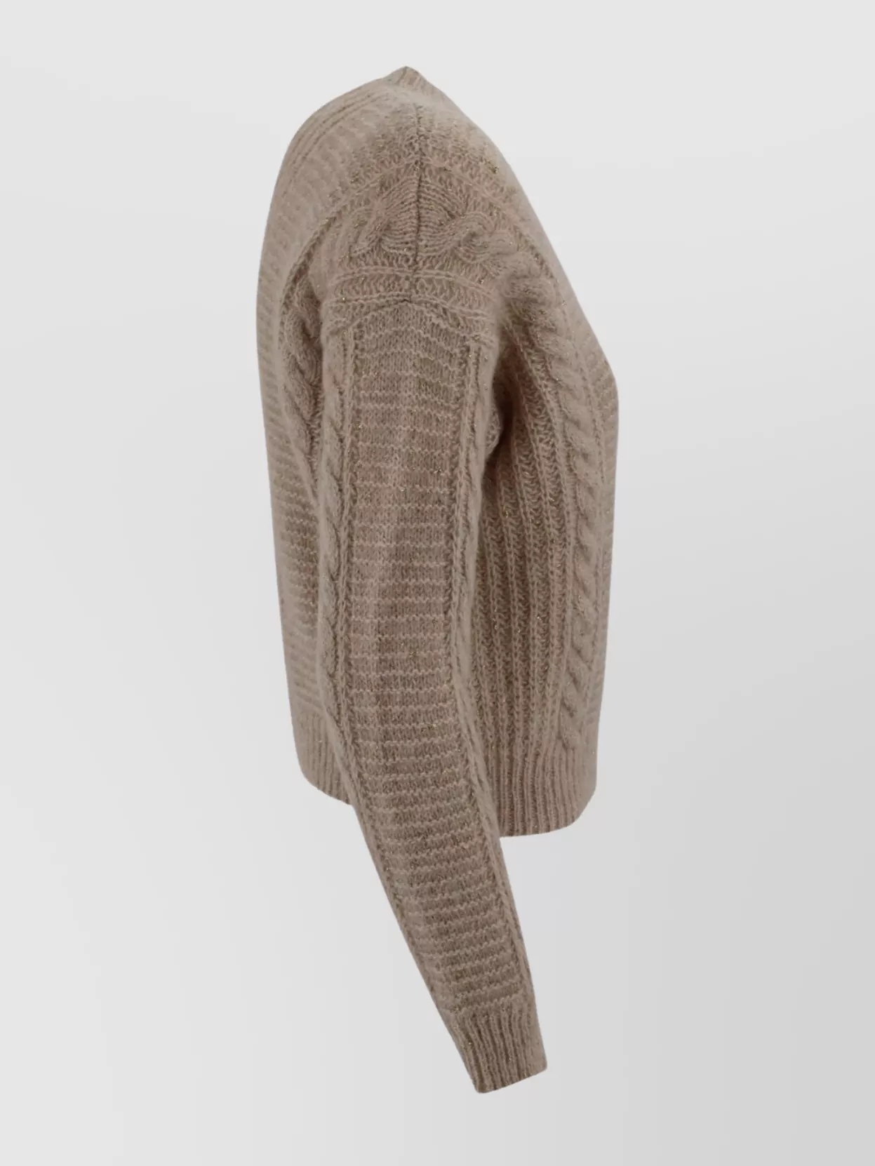 S Max Mara Alpaca Blend Boxy Cropped Jumper