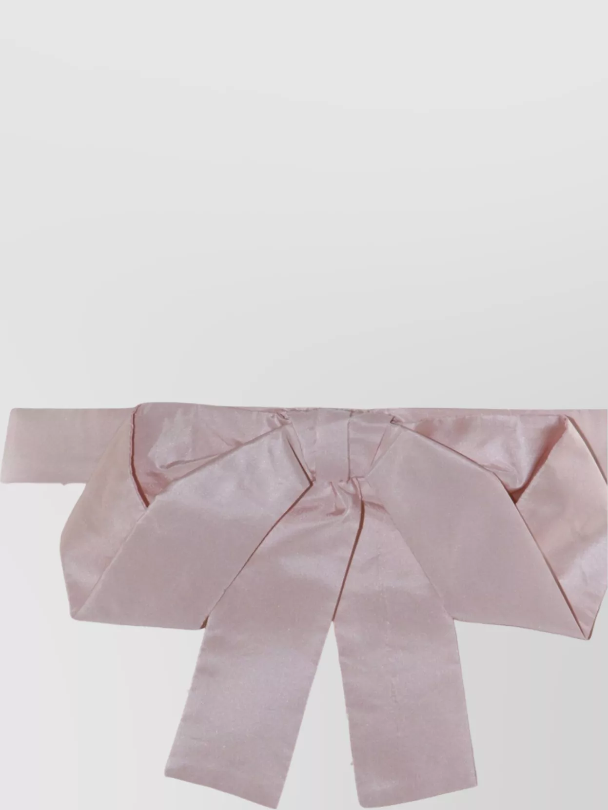Valentino Midi Skirt With Back Slit And Bow In Brown