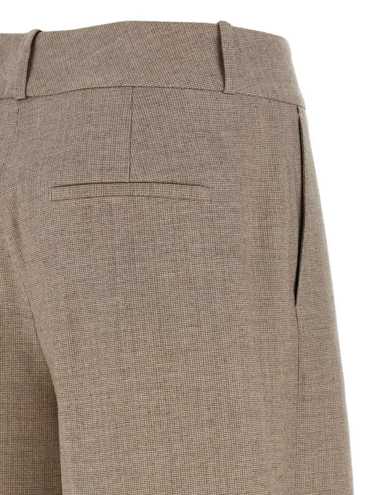 Peserico Micro Houndstooth Long Bermuda Shorts