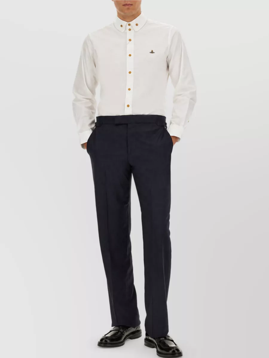 Vivienne Westwood Virgin Wool Straight-Leg Trousers