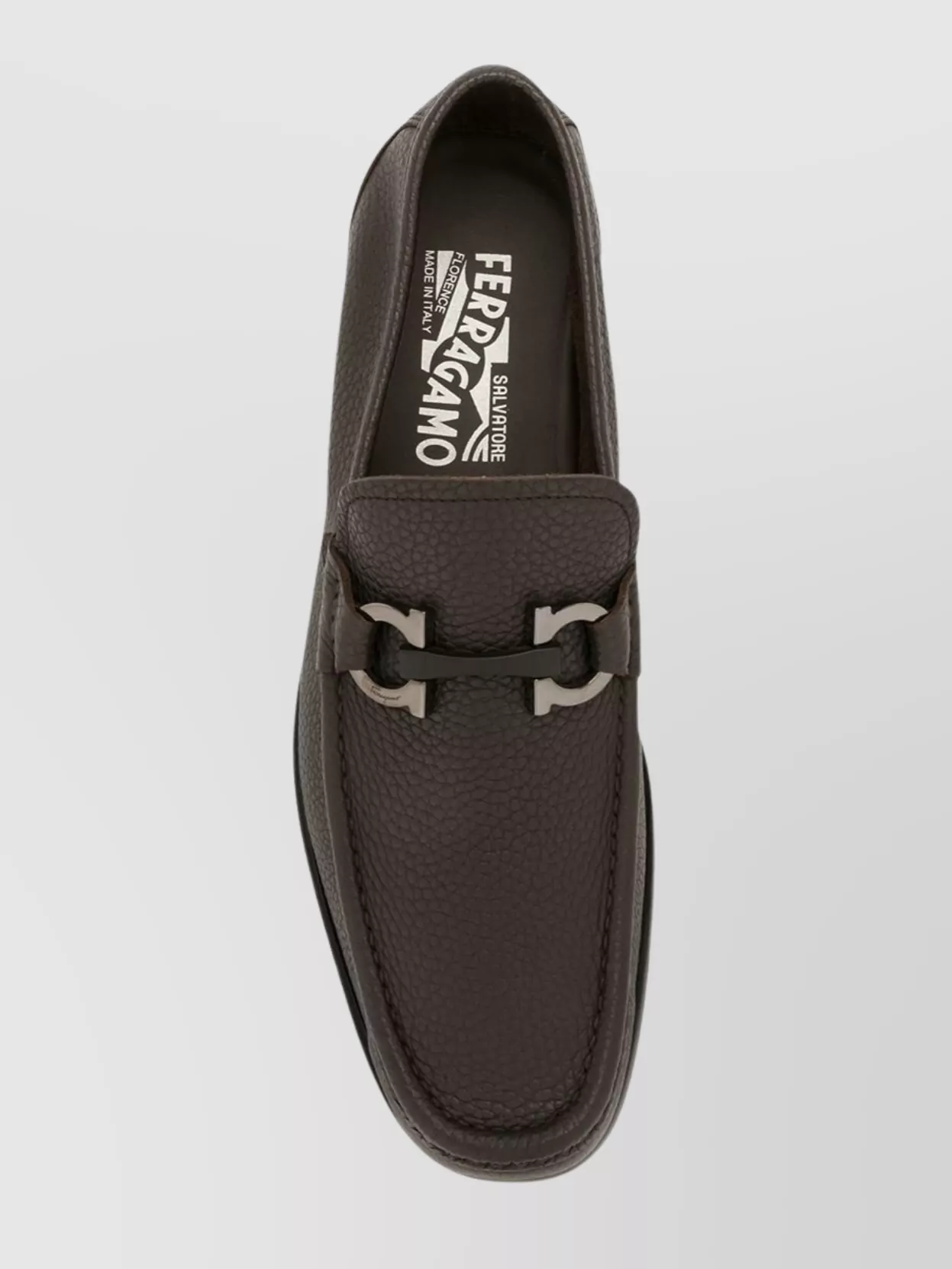 Ferragamo Grandioso Metal Hardware Loafers