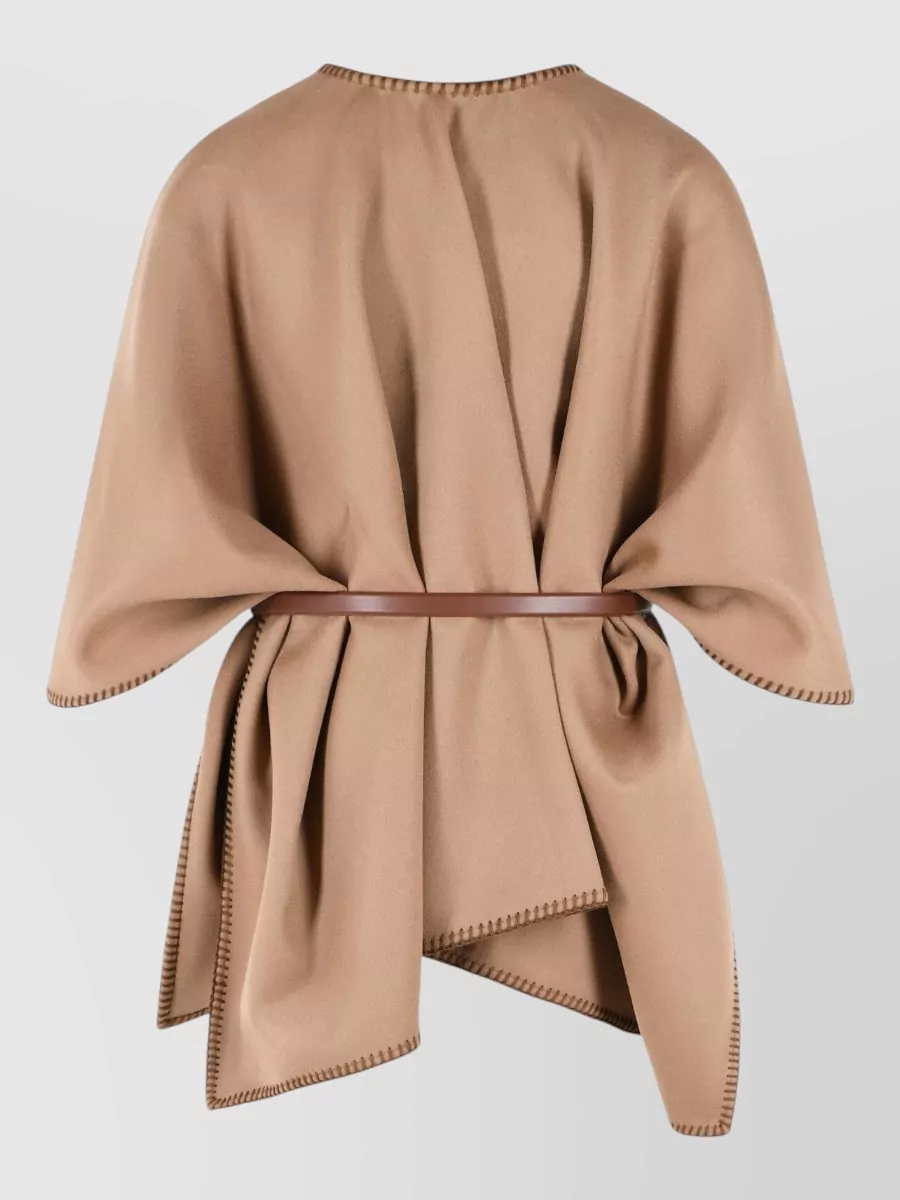 Max Mara Virgin Wool Cape