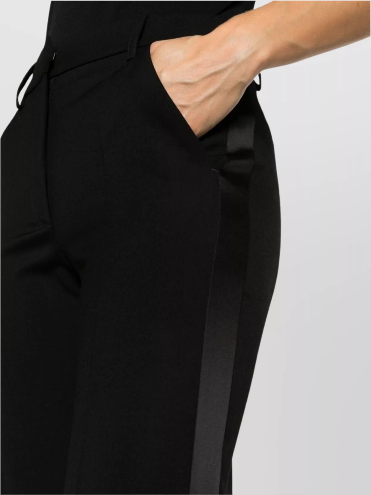 Parosh Luxe Tailored Tuxedo Trousers