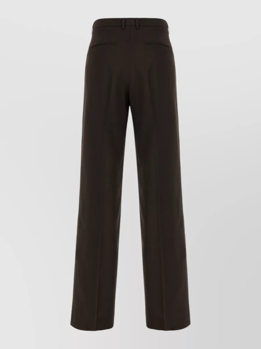 Pt Torino Wool Wide-Leg Trousers