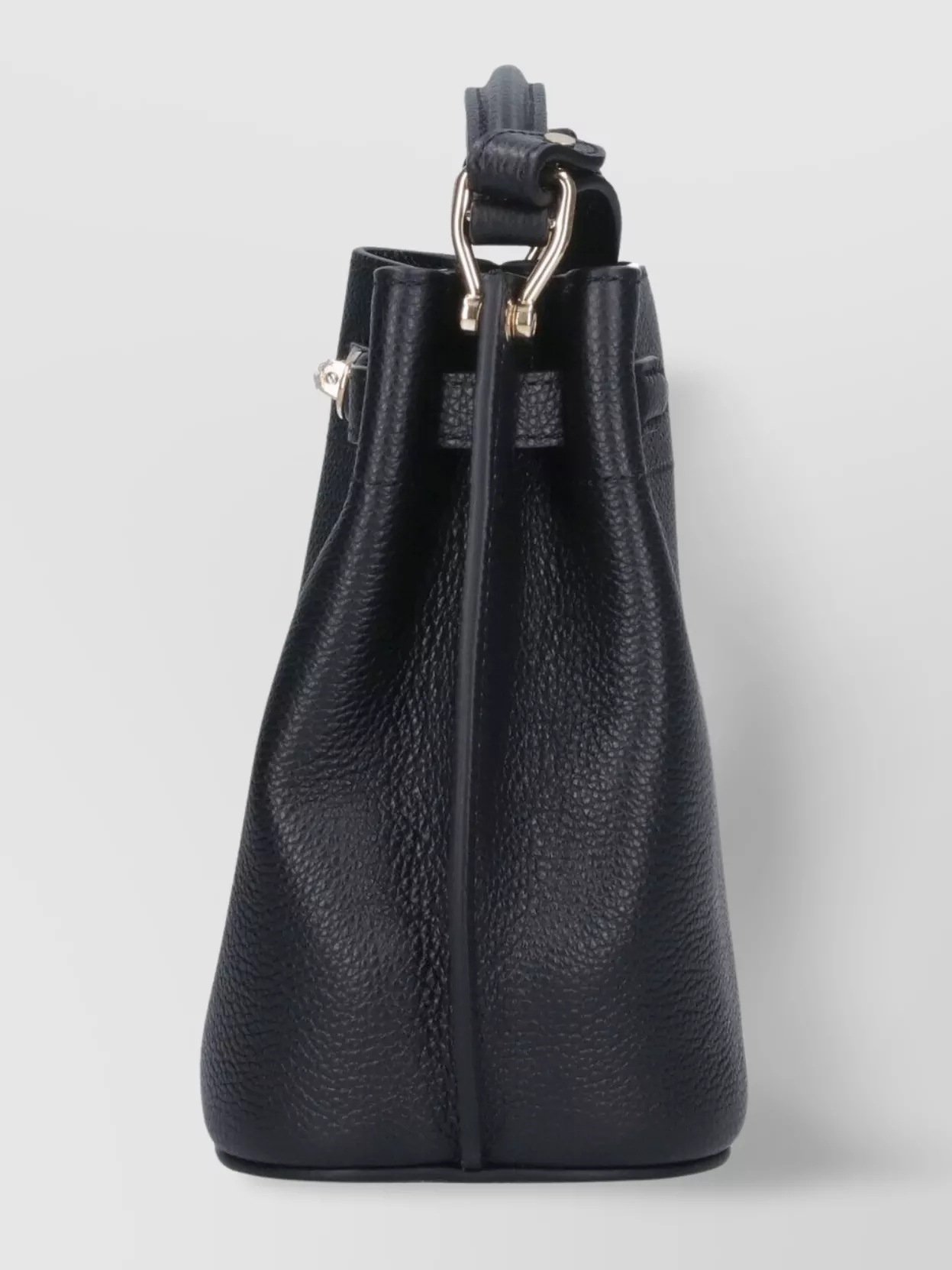 Shop Mulberry Pebbled Top Handle Adjustable Strap Shoulder Bag