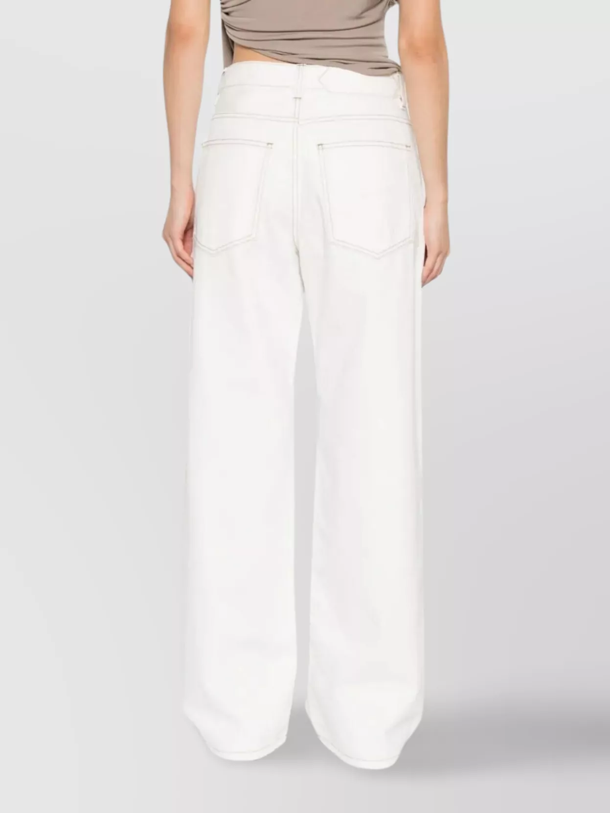 Jacquemus Wide Leg Denim Trousers