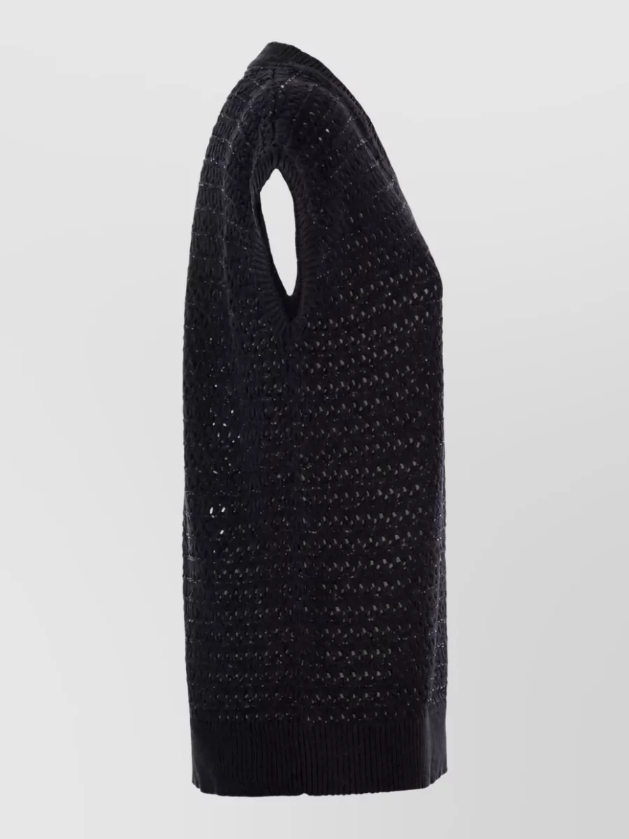 Fabiana Filippi Cotton Crochet Jumper