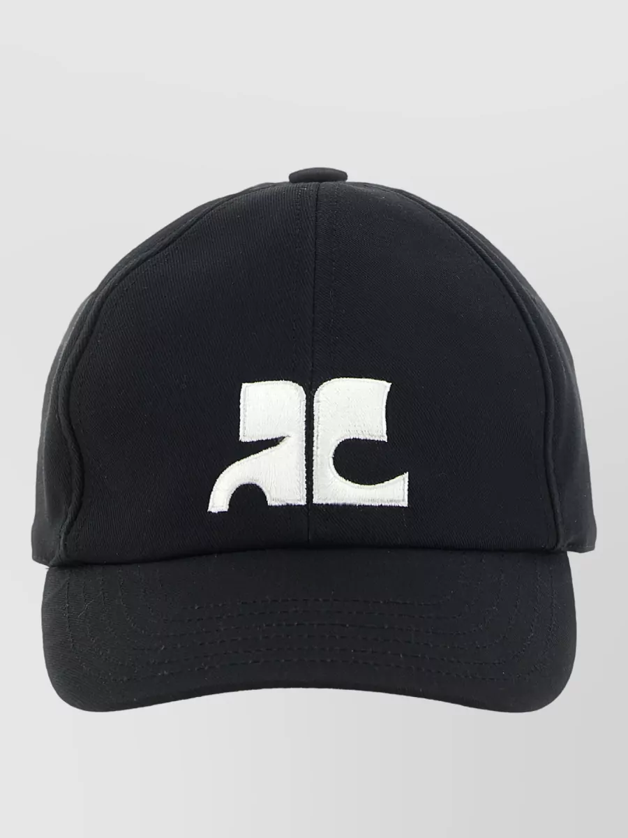 Courrèges logo baseball cap