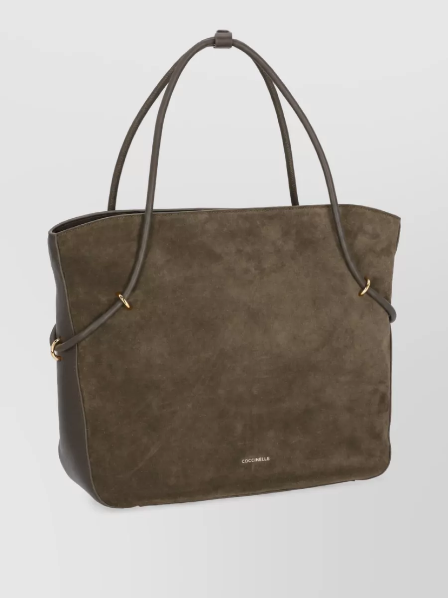 Coccinelle suede shoulder bag