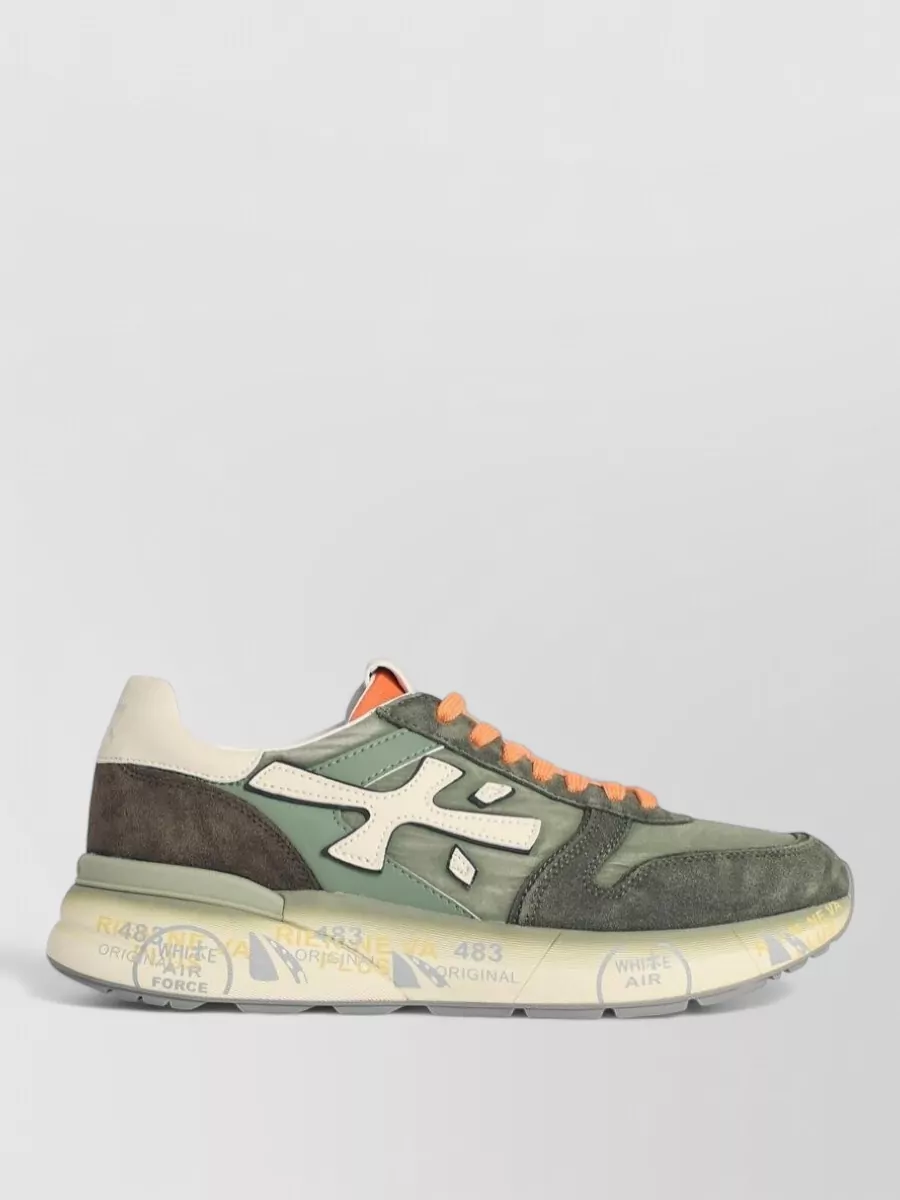 Premiata Leather Low-Top Sneakers