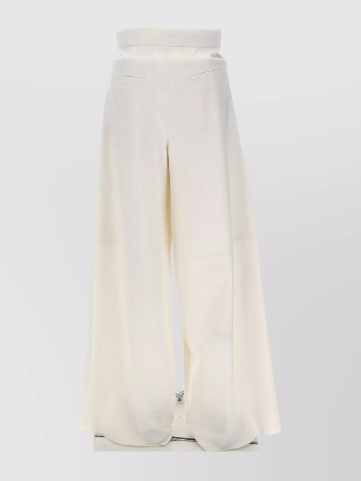 Max Mara Avoriaz High Waist Wide-leg Trousers In White