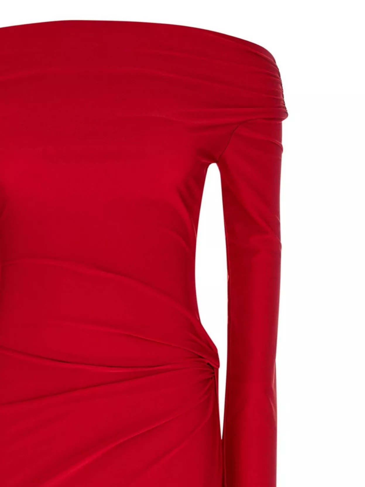 The Andamane Off-The-Shoulder Long Sleeve Fitted Jumpsuit
